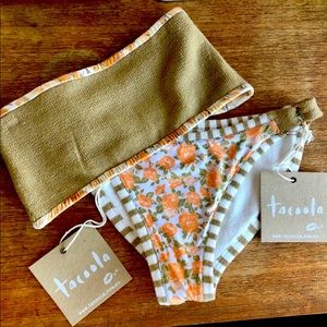 Tacoola reversible Bandeau Bikini top!